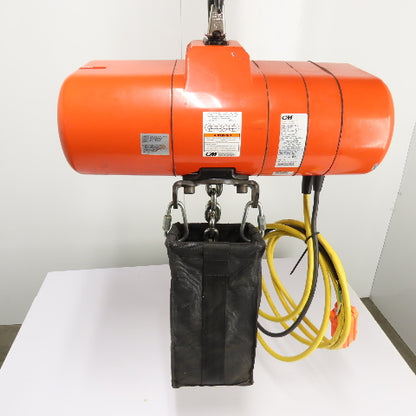 CM Lodestar Model RRS 2Ton 4000LB Electric Chain Hoist 20'Lift 16FPM 230/460 3Ph