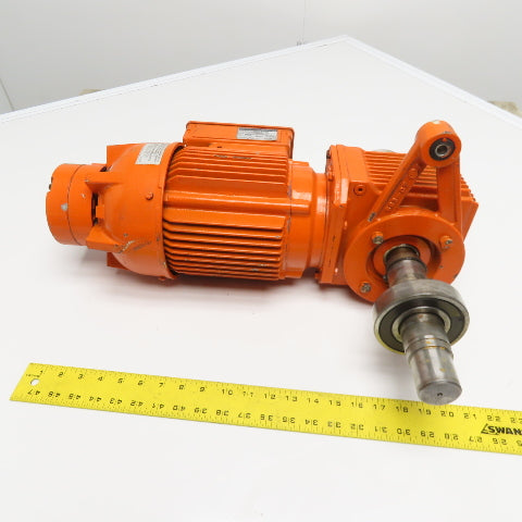 Bauer SG3-15/DPK9122-241K-SG Right Angle Gearmotor 400V 20.5/126RPM 22.67 Ratio