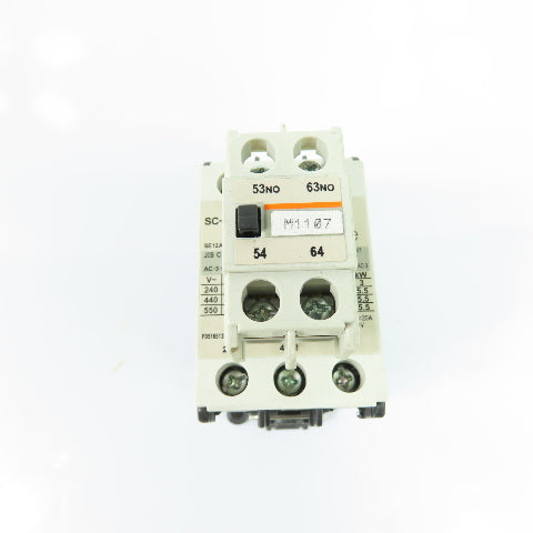 Fuji Electric SC-E03 Magnetic Contactor 110/120V Coil 20A 600V 3Ph W/ SZ-A20/T