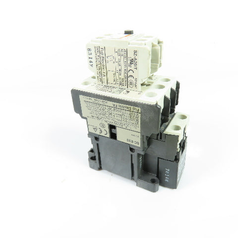 Fuji Electric SC-E03 Magnetic Contactor 110/120V Coil 20A 600V 3Ph W/ SZ-A20/T