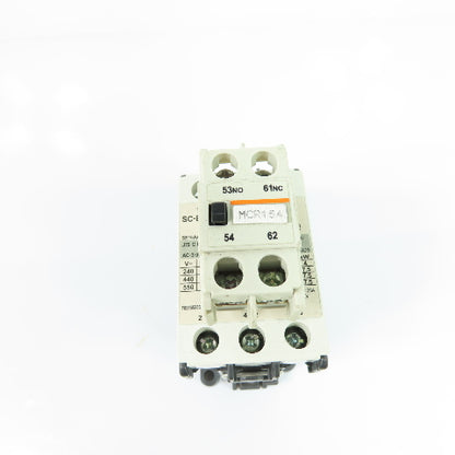 Fuji Electric SC-E04 Magnetic Contactor 110/120V Coil 25A 600V 3Ph W/ SZ-A11/T