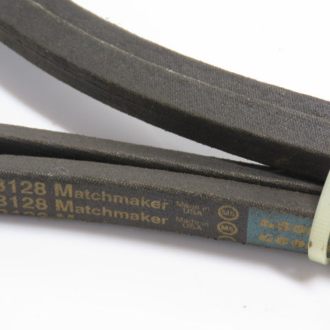 Goodyear B128 Matchmaker V-Belt 21/32" x 131" Lot Of 2