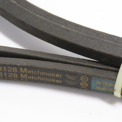 Goodyear B128 Matchmaker V-Belt 21/32" x 131" Lot Of 2