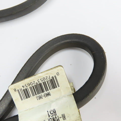 Gates B51 Hi-Power II V-Belt 21/32" x 54" Lot of 3