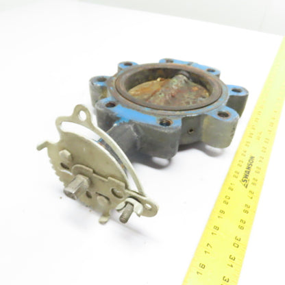 Watts 6" Lug Style Butterfly Valve EPDM Seat DI Disc 416 Stem