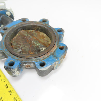 Watts 6" Lug Style Butterfly Valve EPDM Seat DI Disc 416 Stem
