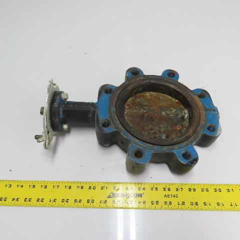 Watts 6" Lug Style Butterfly Valve EPDM Seat DI Disc 416 Stem