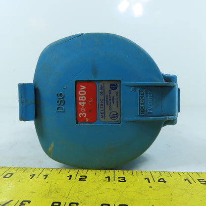 Meltric DS60A Switch Rated Inlet Female Plug 60A 480V 3Ph 20HP