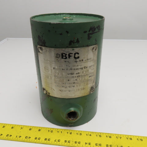 Buckeye Fabricating Company 1-1/2 Gallon Pressure Vessel Tank 125 PSI at 650°F