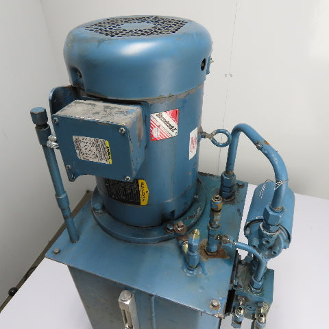 Motion Industries MI147022A 15-Gallon Hydraulic Power Unit 7.5 HP 230/460V 5GPM