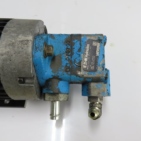 Vickers V10 1S3S 11C20 L 125 Vane Pump w/ Electric Motor 36/48V 0.95kW