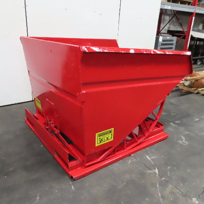 Galfab HD2.0 2 Cubic Yard Self Dumping Trash Scrap Hopper 6000# 54" x 65" x 39"