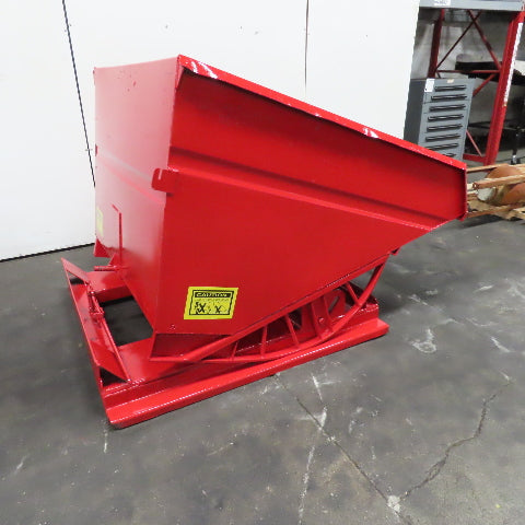 Galfab HD2.0 2 Cubic Yard Self Dumping Trash Scrap Hopper 6000# 54" x 65" x 39"