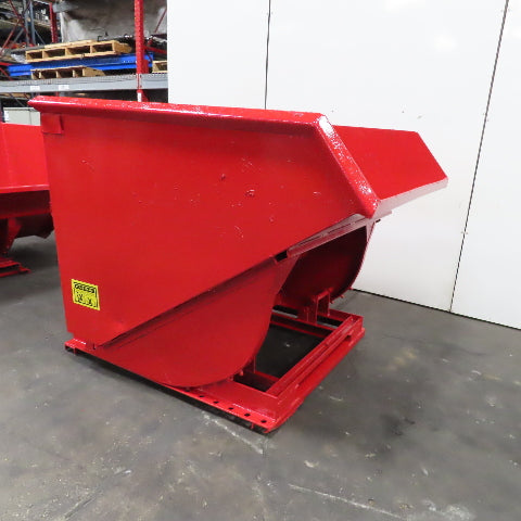 Galbreath H-250 2.5 Cubic Yard Self Dumping Trash Scrap Hopper 6000#