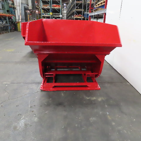Galbreath H-250 2.5 Cubic Yard Self Dumping Trash Scrap Hopper 6000#
