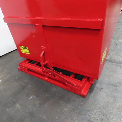 Galbreath H-250 2.5 Cubic Yard Self Dumping Trash Scrap Hopper 6000#