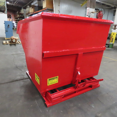 Galbreath H-250 2.5 Cubic Yard Self Dumping Trash Scrap Hopper 6000#