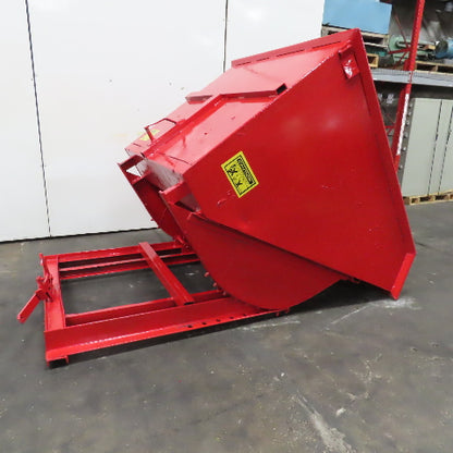 Galbreath H-250 2.5 Cubic Yard Self Dumping Trash Scrap Hopper 6000#