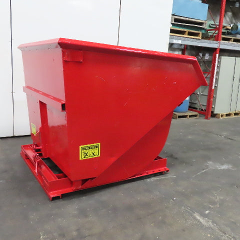 Galbreath H-250 2.5 Cubic Yard Self Dumping Trash Scrap Hopper 6000#