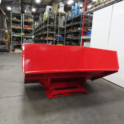 Wright 5 Cubic Yard Self Dumping Trash Scrap Hopper 96" x 63" x 42" ID