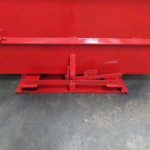Wright 5 Cubic Yard Self Dumping Trash Scrap Hopper 96" x 63" x 42" ID