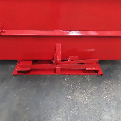 Wright 5 Cubic Yard Self Dumping Trash Scrap Hopper 96" x 63" x 42" ID