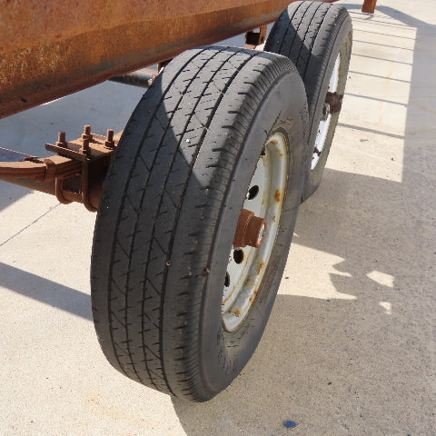 102" x 28' Long 6000# LCI Two Axle Bare Trailer Chassis 10,000Lbs GTW 2.5" Ball