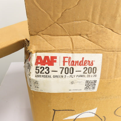 AAF Flanders 523-700-200 Amerseal Green 2-Ply Panel Air Filter 20x20 Lot Of 16