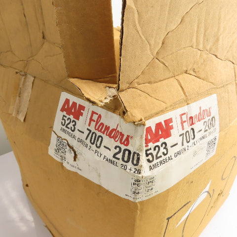 AAF Flanders 523-700-200 Amerseal Green 2-Ply Panel Air Filter 20x20 Lot Of 16