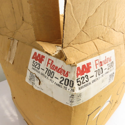AAF Flanders 523-700-200 Amerseal Green 2-Ply Panel Air Filter 20x20 Lot Of 16