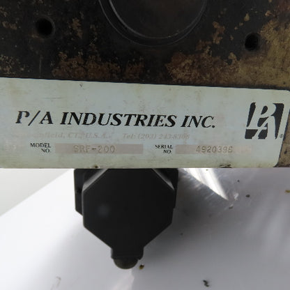 PA Industries SRF-200 7.87" x .078" Servo Roll Feed Press Feeder 240V 3Ph 3.3HP