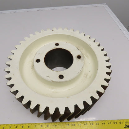Paper Mill Dryer Drive Gear Right Hand Helical Gear 17-1/2" x 6" W 41T