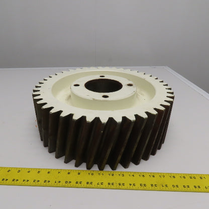 Paper Mill Dryer Drive Gear Right Hand Helical Gear 17-1/2" x 6" W 41T