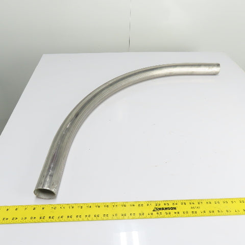 2-5/16" ID 90° Stainless Steel 90° Elbow Exhaust Tube