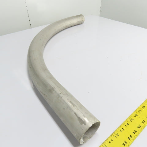2.8" ID 90° Stainless Steel Elbow Exhaust Tube