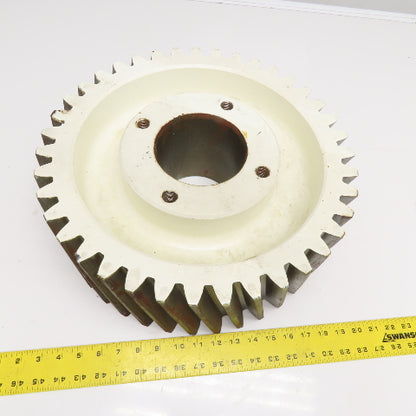 Paper Mill Dryer Drive Gear Left Hand Helical Gear 16-1/2" x 6" W 39T