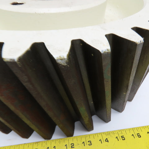 Paper Mill Dryer Drive Gear Left Hand Helical Gear 16-1/2" x 6" W 39T