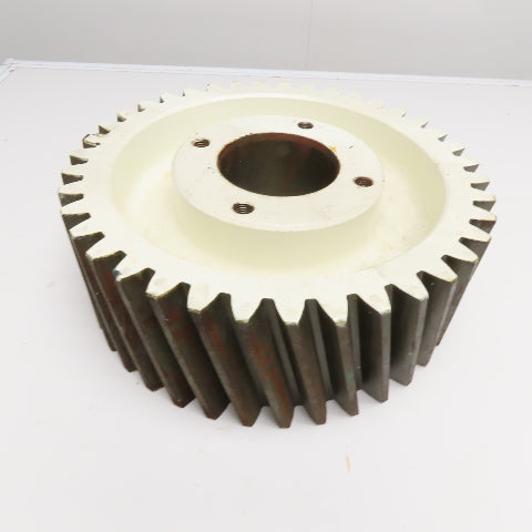Paper Mill Dryer Drive Gear Left Hand Helical Gear 16-1/2" x 6" W 39T