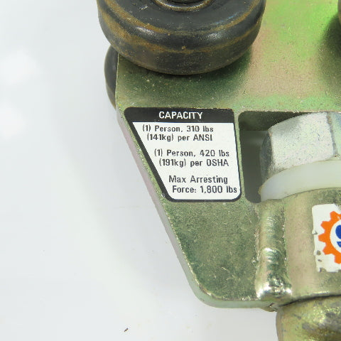 Starke SFT300 Fall Protection Enclosed Track Trolley 310LB Capacity