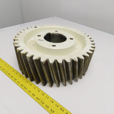 Paper Mill Dryer Drive Gear Right Hand Helical Gear 16-1/2" x 6" W 39T