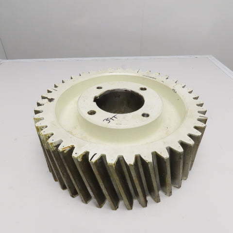 Paper Mill Dryer Drive Gear Right Hand Helical Gear 16-1/2" x 6" W 39T