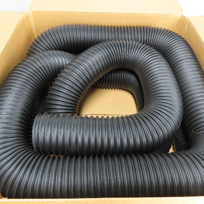 8731040000 T-7 4" Medium Weight Black Thermoplastic Rubber Hose 25'