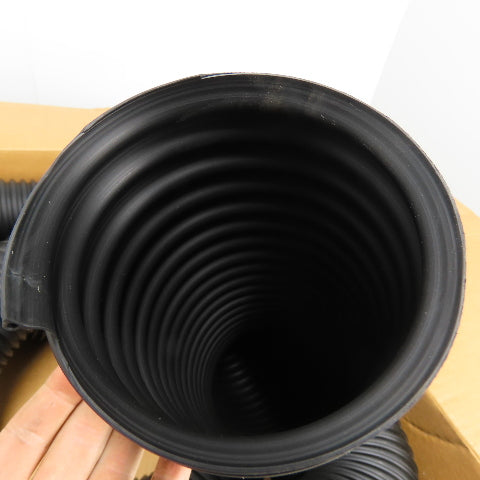 8731040000 T-7 4" Medium Weight Black Thermoplastic Rubber Hose 25'