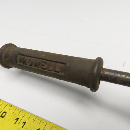 Rowell 5" Antique Metal Casting Ladle 16" Handle 22" OAL