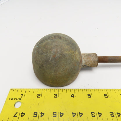 3" Antique Metal Casting Ladle 19" Handle 24" OAL