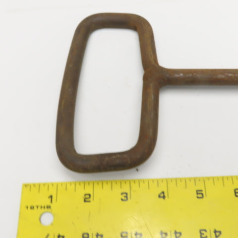 3" Antique Metal Casting Ladle 19" Handle 24" OAL