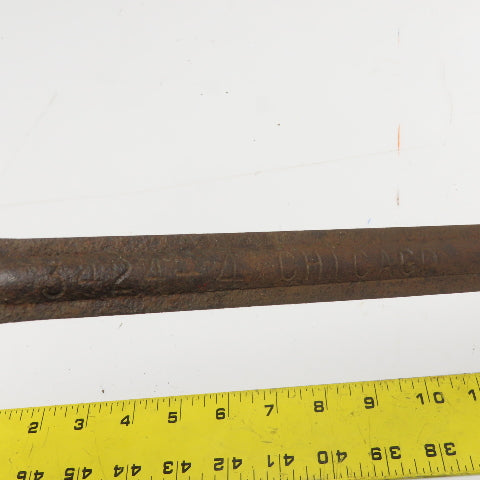 4" Casting Melting Pot Ladle 3424-4 Chicago Engraved 18" OAL