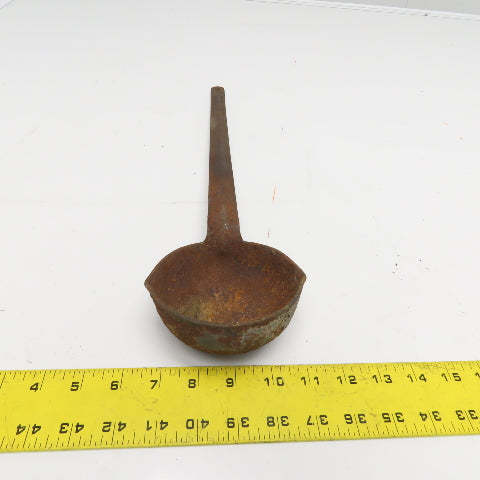 4" Casting Melting Pot Ladle 3424-4 Chicago Engraved 18" OAL