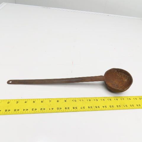 4" Casting Melting Pot Ladle 3424-4 Chicago Engraved 18" OAL