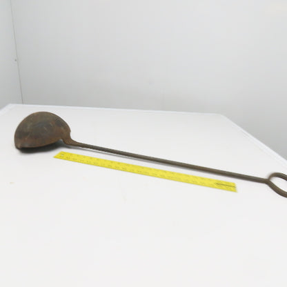 7" Antique Metal Casting Ladle 39" OAL